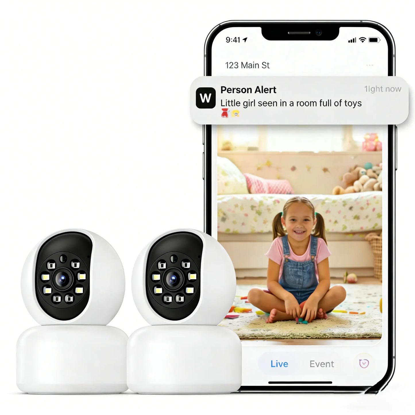 【Pet Monitoring】Hawkray Smart Pet Monitor for Multi-Pet Homes | 360° Coverage | 3MP 2K HD | AI Pet Recognition | 2-Way Audio & Home Security