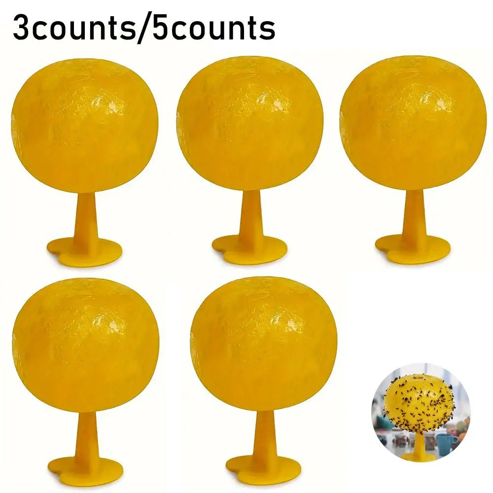 Fruit Fly Balls, Fly Trap Sticky Ball, Insect Ball Traps, Fruit Fly Killer, Waterproof & Heat-Resistant Household Orchard Garden Sticky Ball Fly Catcher for Indoor Outdoor