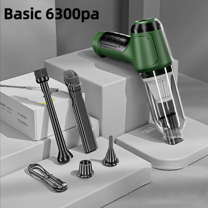 95000Pa Cordless Handheld Wet and Dry Car Vacuum Cleaner - Dual Use Mini Auto Vacuum for Home and Vehicle